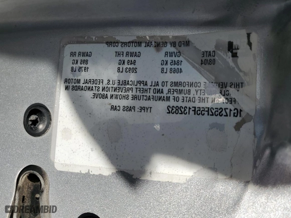 2005 Chevrolet Malibu with VIN 1G1ZS52F55F132832, listed as a Copart auction lot 45775565 with 232,971 mi miles and Salvage Title. Bid and sale history available at carsss.com. Image 12.