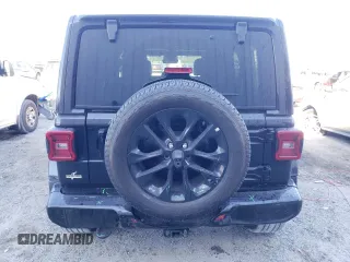 2021 Jeep Wrangler Unlimited Sahara High Altitude with VIN 1C4HJXEG6MW755185, listed as a Copart auction lot 83619754 with 36,330 mi miles and Salvage title. Bid and sale history available at DreamBid. Image 6.