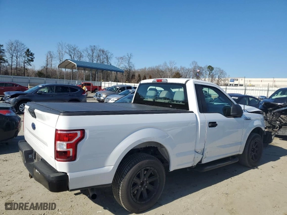 2019 Ford F-150 XL with VIN 1FTMF1CB1KKD94442, listed as a Copart auction lot 44007625 with 200,337 mi miles and Salvage Title. Bid and sale history available at carsss.com. Image 3.