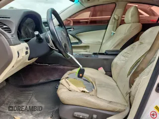 2009 Lexus IS 250 with VIN JTHBK262395093408, listed as a Copart auction lot 64627095 with 184,822 mi miles and Clean title. Bid and sale history available at DreamBid. Image 7.