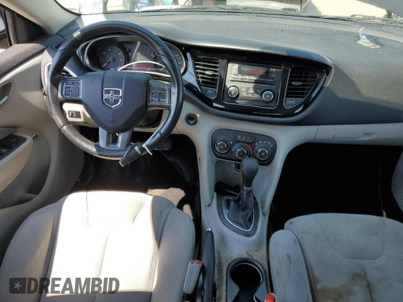 2013 Dodge Dart Rallye with VIN 1C3CDFBA2DD137163, listed as a Copart auction lot 58738844 with 108,822 mi miles and Salvage Title. Bid and sale history available at carsss.com. Image 8.