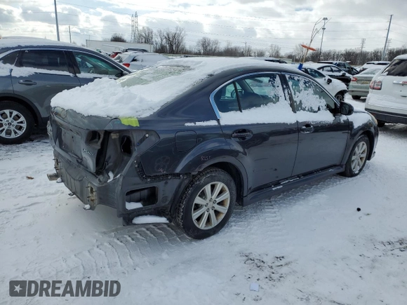 2011 Subaru Legacy Premium with VIN 4S3BMCC62B3234379, listed as a Copart auction lot 45606965 with 169,900 mi miles and Salvage Title. Bid and sale history available at DreamBid. Image 3.