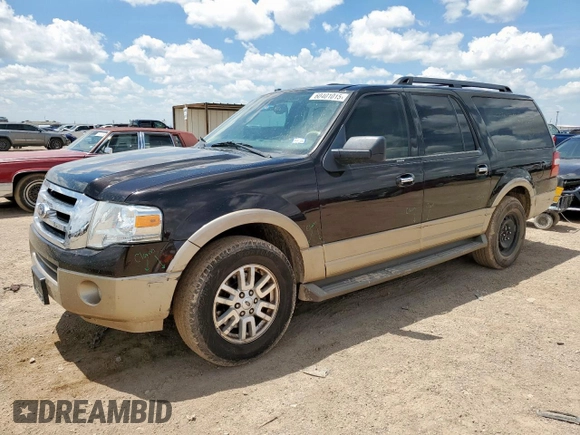 2013 Ford Expedition Max XLT with VIN 1FMJK1H56DEF58606, listed as a Copart auction lot 60401015 with 219,907 mi miles and Salvage title. Bid and sale history available at DreamBid. Image 1.