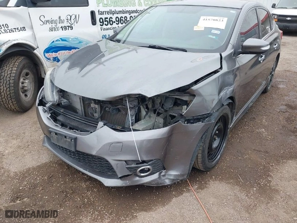 2017 Nissan Sentra SV with VIN 3N1AB7AP6HY207354, listed as a IAAI auction lot 41570823 with 109,180 mi miles. Bid and sale history available at carsss.com. Image 6.