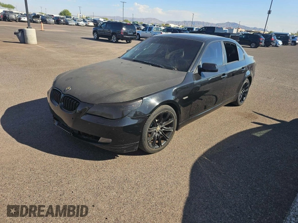 2008 BMW 5 Series 550i with VIN WBANW53508CT50647, listed as a Copart auction lot 74387164 with 153,738 mi miles and Clean Title. Bid and sale history available at carsss.com. Image 2.