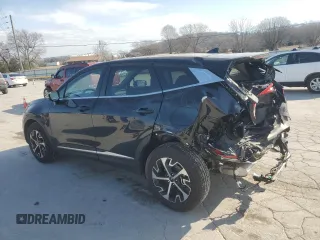 2025 Kia Sportage EX with VIN 5XYK33DF4SG283127, listed as a Copart auction lot 47831405 with 2,253 mi miles and Salvage Title. Bid and sale history available at carsss.com. Image 2.