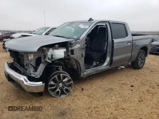 2023 Chevrolet Silverado 1500 LT with VIN 2GCPACED4P1153813, listed as a Copart auction lot 44758635 with 33,784 mi miles and Salvage Title. Bid and sale history available at DreamBid. Image 1.