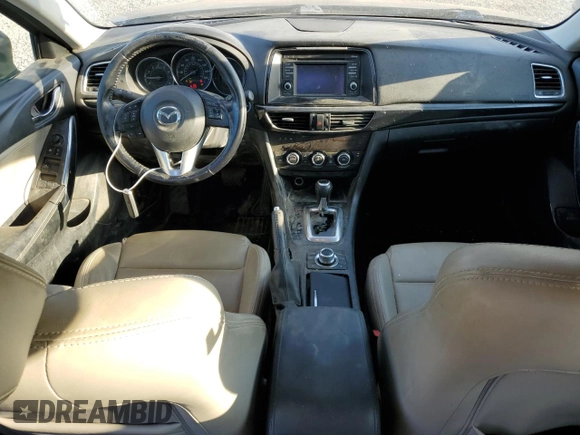 2014 Mazda 6 i Touring with VIN JM1GJ1V66E1137492, listed as a Copart auction lot 79632374 with 143,188 mi miles and Salvage Title. Bid and sale history available at DreamBid. Image 8.