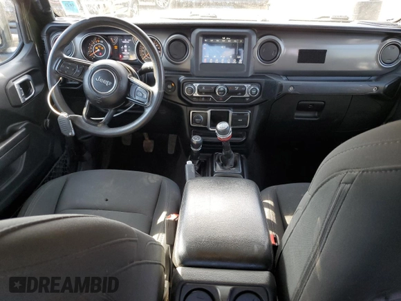 2022 Jeep Gladiator Texas Trail with VIN 1C6HJTAG1NL128872, listed as a Copart auction lot 47757625 with 33,410 mi miles and Salvage title. Bid and sale history available at DreamBid. Image 8.