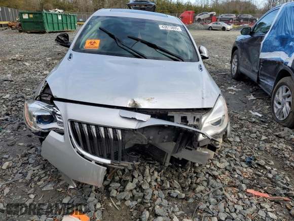 2015 Buick Regal z VIN 2G4GK5EX9F9142658, wystawiony jako Copart lot #53723335 z przebiegiem Nie podano mil oraz Nie do naprawy • Non repairable. Historia ofert i sprzedaży dostępna na DreamBid. Obrazek 5.