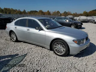 2004 BMW 7 Series 745i with VIN WBAGL63454DP71959, listed as a Copart auction lot 78001354 with Not Provided miles and Salvage Title. Bid and sale history available at DreamBid. Image 4.