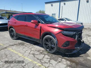 2019 Chevrolet Blazer RS z VIN 3GNKBERS1KS684676, wystawiony jako Copart lot #56251875 z przebiegiem 59 503 mil mil oraz Szkoda całkowita • Salvage title. Historia ofert i sprzedaży dostępna na DreamBid. Obrazek 4.