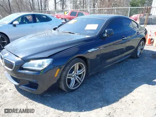 2014 BMW 6 Series 640i xDrive with VIN WBA6B8C58EDZ72405, listed as a IAAI auction lot 42076517 with 101,704 mi miles. Bid and sale history available at carsss.com. Image 2.