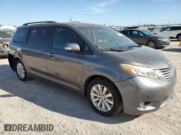 2016 Toyota Sienna Ltd with VIN 5TDDK3DC9GS139990, listed as a Copart auction lot 49507805 with 171,047 mi miles and Salvage Title. Bid and sale history available at carsss.com. Image 4.