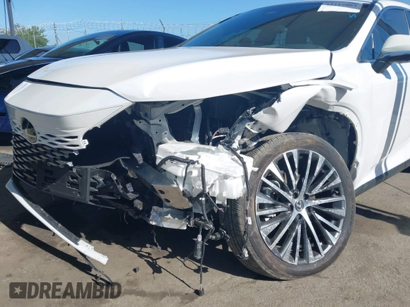 2024 Lexus RX 350 with VIN 2T2BAMBA0RC028513, listed as a IAAI auction lot 42217962 with 10,740 mi miles and . Bid and sale history available at DreamBid. Image 6.