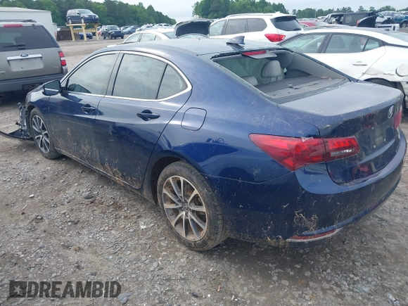 2017 Acura TLX V6 w/Advance Pkg with VIN 19UUB2F77HA002136, listed as a IAAI auction lot 42378285 with 84,605 mi miles and . Bid and sale history available at DreamBid. Image 3.