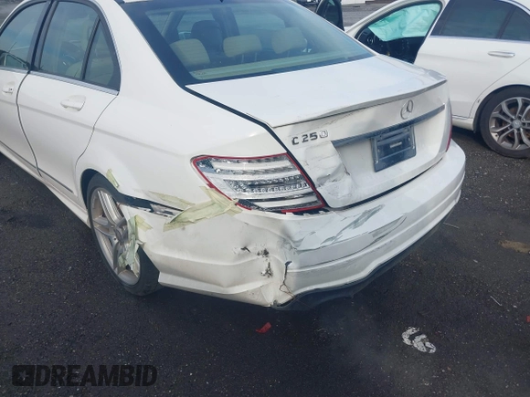 2014 Mercedes-Benz C 250 Sport with VIN WDDGF4HB9EA919237, listed as a IAAI auction lot 39876154 with 110,766 mi miles and . Bid and sale history available at carsss.com. Image 6.
