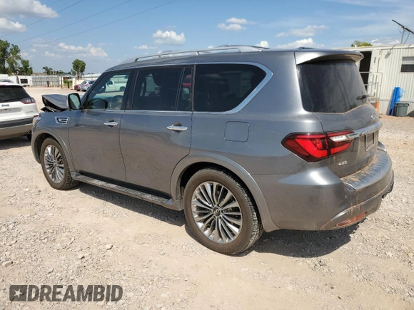2021 Infiniti QX80 SENSORY with VIN JN8AZ2BC6M9475879, listed as a Copart auction lot 70437604 with 0 mi miles and Salvage Title. Bid and sale history available at carsss.com. Image 2.