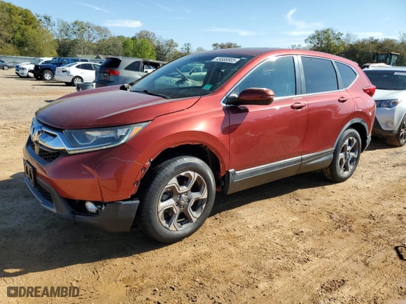 2017 Honda CR-V EX with VIN 5J6RW2H51HL047446, listed as a Copart auction lot 49588905 with 35,773 mi miles and Salvage Title. Bid and sale history available at carsss.com. Image 1.