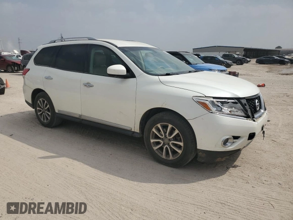 2015 Nissan Pathfinder S z VIN 5N1AR2MN4FC645328, wystawiony jako Copart lot #48508075 z przebiegiem 213 911 mil mil oraz Szkoda całkowita • Salvage title. Historia ofert i sprzedaży dostępna na DreamBid. Obrazek 4.