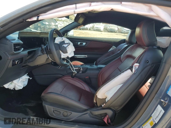 2024 Ford Mustang GT с VIN 1FA6P8CF6R5422414, выставлен на аукционе Copart как лот 50557835 с пробегом 21 462 миль миль и Списание • Salvage title. История ставок и продаж доступна на DreamBid. Изображение 7.