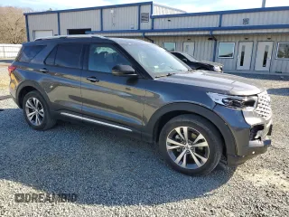 2020 Ford Explorer Platinum with VIN 1FM5K8HC0LGB33667, listed as a Copart auction lot 47372285 with 37,646 mi miles and Salvage Title. Bid and sale history available at carsss.com. Image 4.