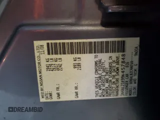 2009 Nissan Altima S with VIN 1N4AL21E99N457848, listed as a Copart auction lot 56739245 with 205,988 mi miles and Clean Title. Bid and sale history available at DreamBid. Image 12.