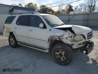 2001 Toyota Sequoia Limited with VIN 5TDBT48A71S021155, listed as a Copart auction lot 76255694 with 348,879 mi miles and Salvage Title. Bid and sale history available at carsss.com. Image 4.