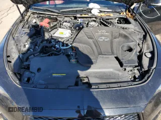 2022 Infiniti Q60 Red Sport 400 with VIN JN1FV7LL8NM680212, listed as a Copart auction lot 41955715 with Not provided miles and Salvage title. Bid and sale history available at DreamBid. Image 11.