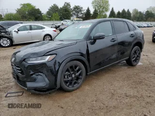 2024 Honda HR-V Sport with VIN 3CZRZ2H59RM726680, listed as a Copart auction lot 55129335 with 15,435 mi miles and Salvage title. Bid and sale history available at DreamBid. Image 1.