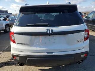 2021 Honda Passport Touring with VIN 5FNYF8H91MB027654, listed as a Copart auction lot 87270244 with 10,481 mi miles and Salvage Title. Bid and sale history available at carsss.com. Image 6.