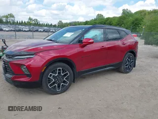 2024 Chevrolet Blazer RS with VIN 3GNKBKRS1RS193064, listed as a IAAI auction lot 42240754 with 15,328 mi miles and . Bid and sale history available at DreamBid. Image 17.