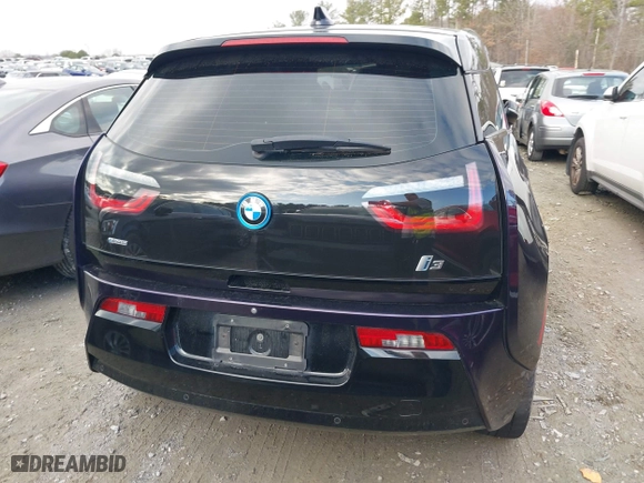 2017 BMW i3 with VIN WBY1Z8C55HV551697, listed as a IAAI auction lot 41534229 with 1 mi miles. Bid and sale history available at carsss.com. Image 16.