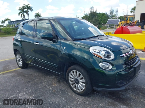 2014 FIAT 500L Easy with VIN ZFBCFABH0EZ014538, listed as a IAAI auction lot 42552809 with 97,225 mi miles and . Bid and sale history available at DreamBid. Image 1.