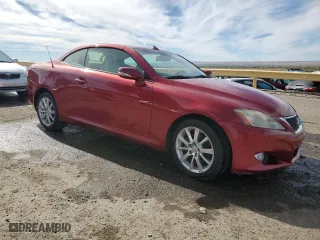 2010 Lexus IS 250C with VIN JTHFF2C25A2508485, listed as a Copart auction lot 76815324 with 98,007 mi miles and Salvage Title. Bid and sale history available at carsss.com. Image 4.
