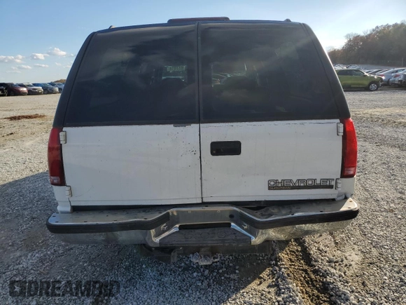 1997 Chevrolet Suburban with VIN 3GNEC16R9VG193042, listed as a Copart auction lot 80530914 with 246,125 mi miles and Salvage Title. Bid and sale history available at carsss.com. Image 6.