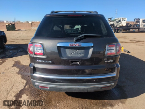 2016 GMC Acadia SLT with VIN 1GKKVSKD7GJ343158, listed as a Copart auction lot 50161735 with 128,785 mi miles and Salvage Title. Bid and sale history available at carsss.com. Image 6.