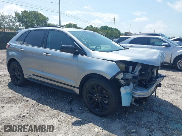 2024 Ford Edge SE with VIN 2FMPK4G91RBA63054, listed as a IAAI auction lot 41973609 with 14,707 mi miles and . Bid and sale history available at DreamBid. Image 1.
