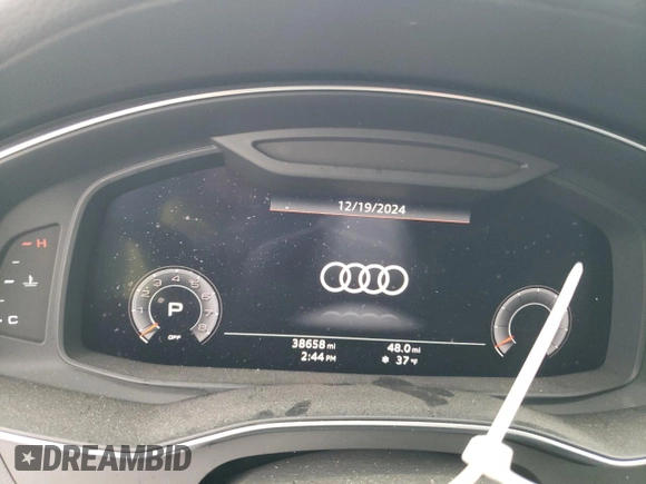 2020 Audi A6 Premium Plus with VIN WAUE8AF24LN089167, listed as a Copart auction lot 85999294 with 38,658 mi miles and Salvage Title. Bid and sale history available at carsss.com. Image 9.