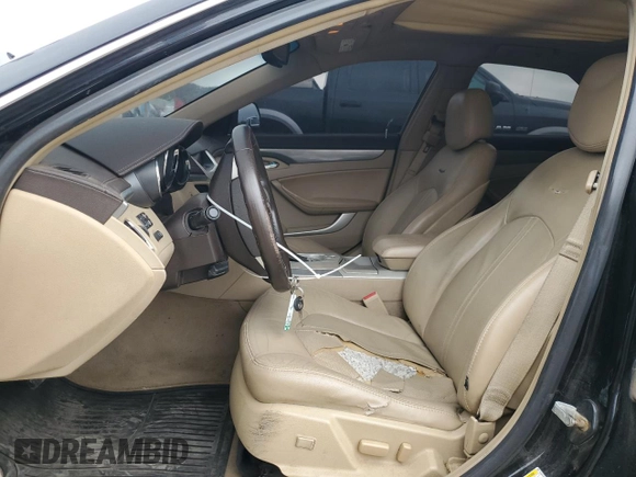 2013 Cadillac CTS Luxury with VIN 1G6DE5E57D0169803, listed as a Copart auction lot 56468475 with 165,868 mi miles and Salvage title. Bid and sale history available at DreamBid. Image 7.