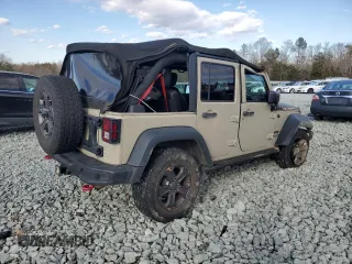 2018 Jeep Wrangler JK Unlimited Rubicon with VIN 1C4BJWFG7JL832917, listed as a Copart auction lot 88866165 with 83,598 mi miles and Salvage Title. Bid and sale history available at carsss.com. Image 3.