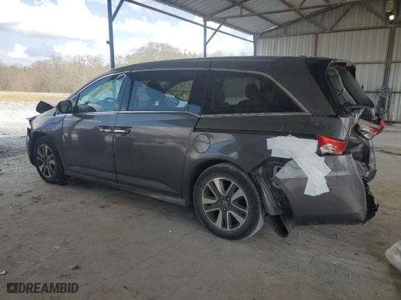 2016 Honda Odyssey Touring Elite with VIN 5FNRL5H92GB137175, listed as a Copart auction lot 48804355 with 131,235 mi miles and Salvage Title. Bid and sale history available at carsss.com. Image 2.