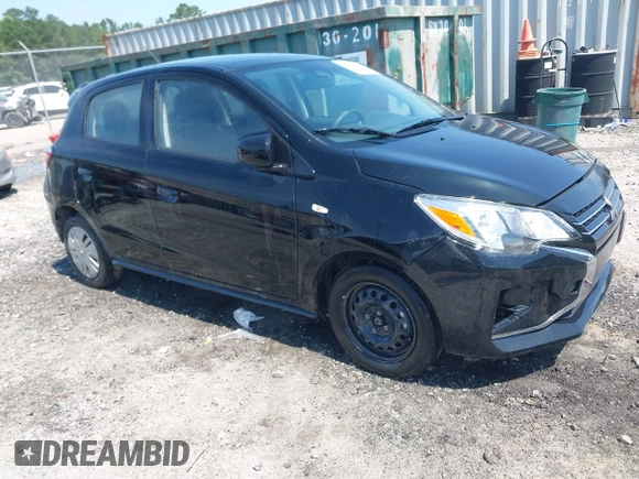 2021 Mitsubishi Mirage ES z VIN ML32AUHJ2MH004720, wystawiony jako IAAI lot #42501997 z przebiegiem 110 861 mil mil oraz . Historia ofert i sprzedaży dostępna na DreamBid. Obrazek 1.
