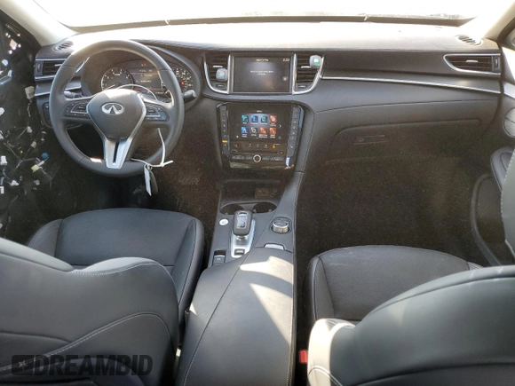 2024 Infiniti QX50 Luxe z VIN 3PCAJ5BA5RF106415, wystawiony jako Copart lot #43395655 z przebiegiem 7 631 mil mil oraz Szkoda całkowita • Salvage title. Historia ofert i sprzedaży dostępna na DreamBid. Obrazek 8.