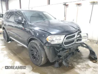 2013 Dodge Durango Crew with VIN 1C4SDJDT8DC509541, listed as a Copart auction lot 54063395 with 145,471 mi miles and Salvage title. Bid and sale history available at DreamBid. Image 4.