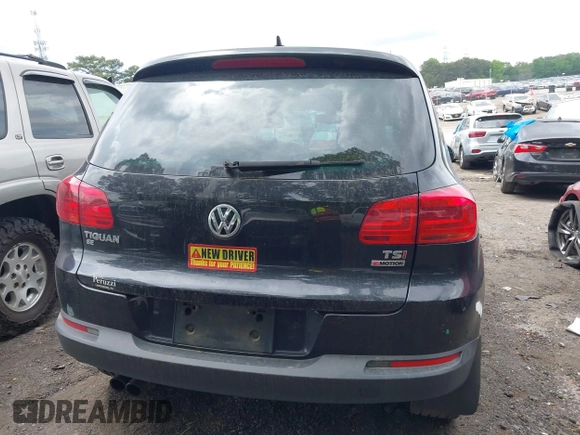 2016 Volkswagen Tiguan S with VIN WVGBV7AX6GW542656, listed as a IAAI auction lot 42081760 with 85,200 mi miles and . Bid and sale history available at DreamBid. Image 15.