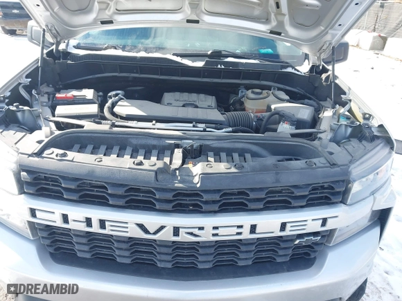 2021 Chevrolet Silverado 1500 Custom with VIN 3GCPYBEK3MG279832, listed as a IAAI auction lot 41510526 with 47,967 mi miles. Bid and sale history available at carsss.com. Image 10.