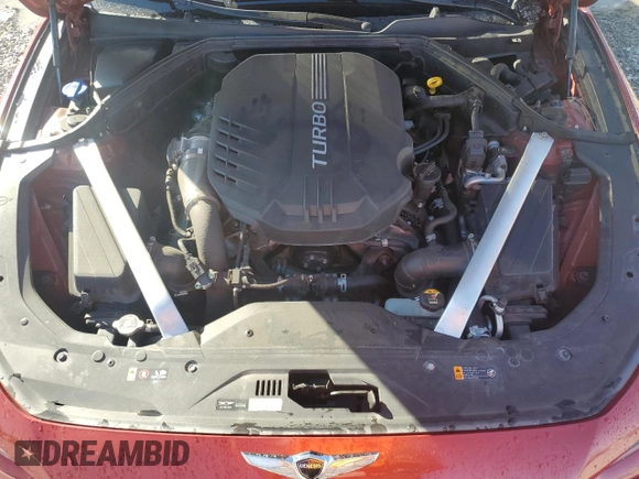 2019 Genesis G70 Advanced with VIN KMTG34LE1KU012126, listed as a Copart auction lot 81837404 with 73,898 mi miles and Non Repairable. Bid and sale history available at DreamBid. Image 11.