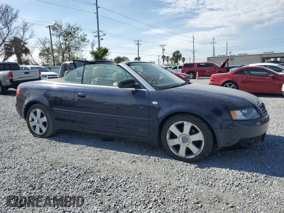 2004 Audi A4 1.8T with VIN WAUAC48H14K007141, listed as a Copart auction lot 89247185 with 122,255 mi miles and Salvage Title. Bid and sale history available at carsss.com. Image 4.