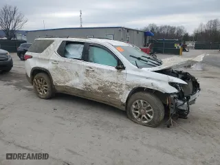 2021 Chevrolet Traverse LT Cloth with VIN 1GNEVGKW9MJ226899, listed as a Copart auction lot 50869765 with 0 mi miles and Salvage Title. Bid and sale history available at carsss.com. Image 4.